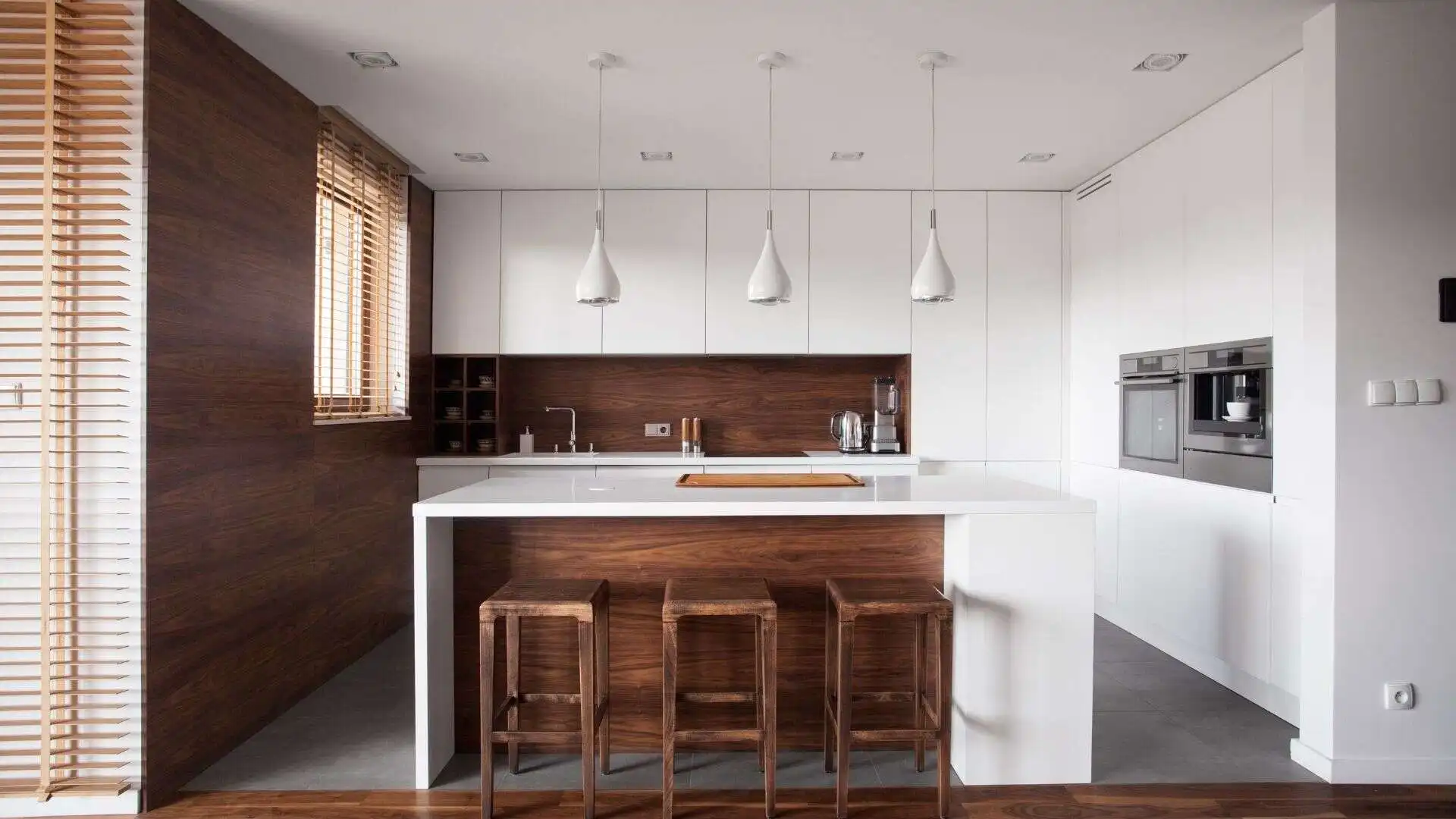 Renovated kitchen in a Tampa Bay home