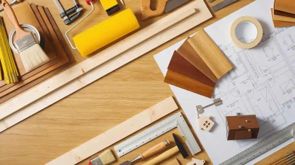 Homeowners reviewing remodel plans and costs